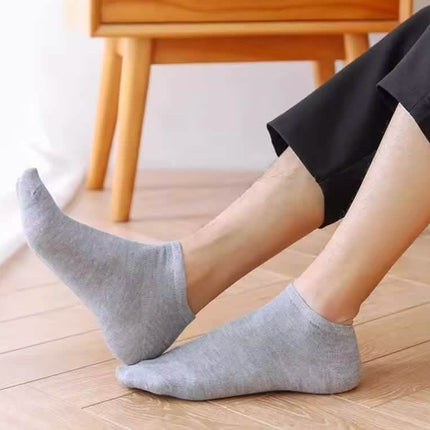 10-Pairs: Men's Plain Knitted Lining Socks