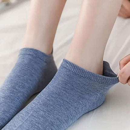 10-Pairs: Women's Cute Embroidered Soft & Lightweight Low Cut Ankle Socks