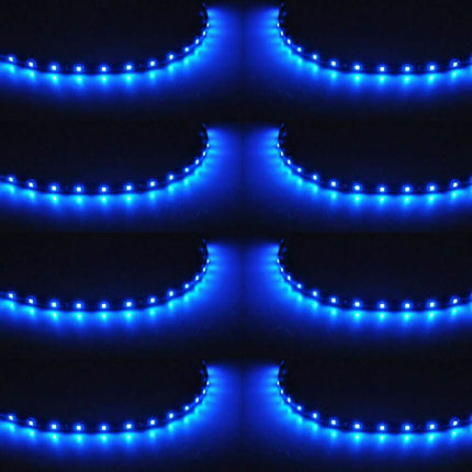 10-Piece: 12" 15SMD Waterproof 12V Flexible LED Strip Light For Car