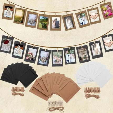 10-Piece:  3 Inch DIY Creative Wall Hanging Photo Frame