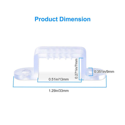 10-Piece: LED Strip Light Clips