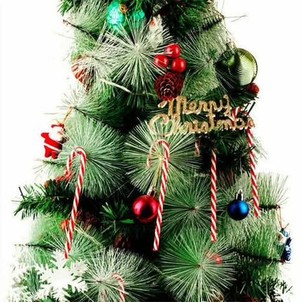 10-Piece: Plastic Candy Cane Ornaments
