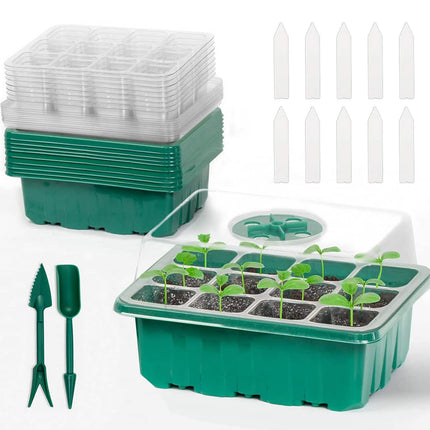 10-Piece: Reusable Seed Starter Tray Kit