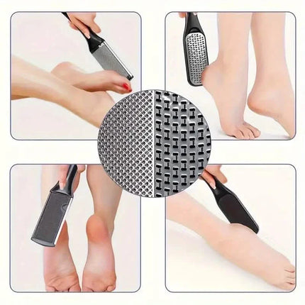 10-Piece Set: Stainless Steel Foot Care Kit - Portable Pedicure & Manicure Set