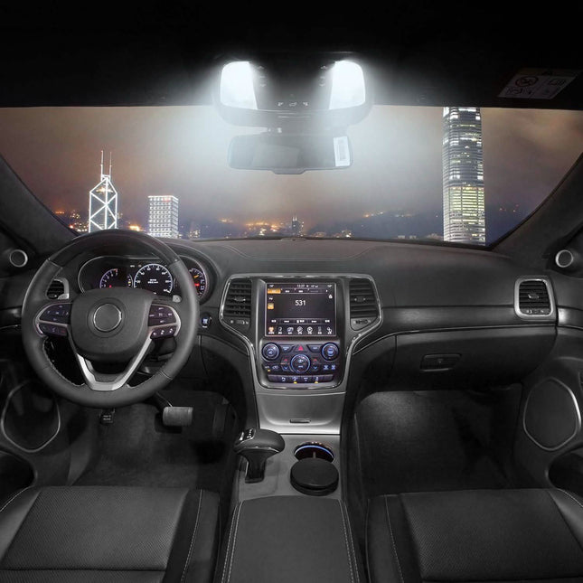 10-Piece: Xenon White Wedge Base LED Bulbs