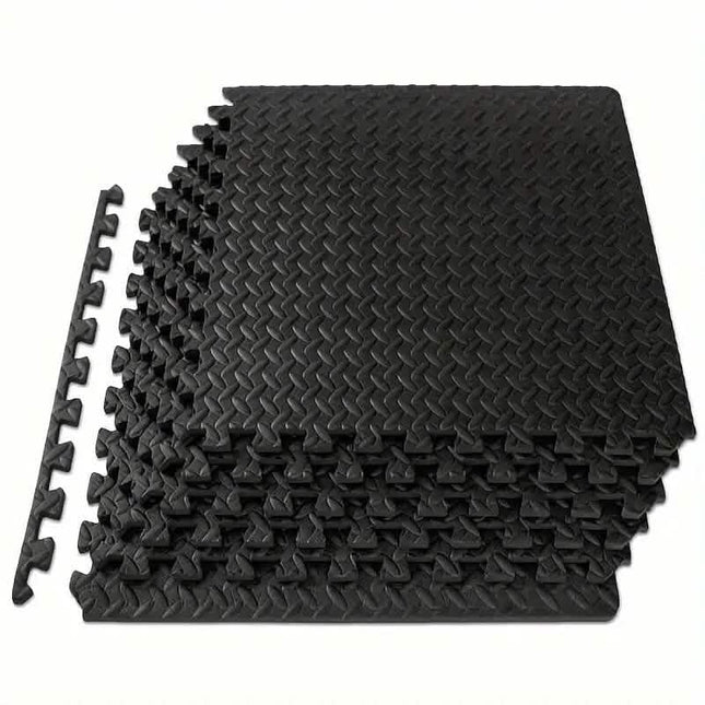 10-Pieces: EVA Interlocking Foam Floor Tiles