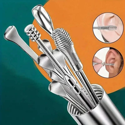 10-Pieces: Stainless Steel Ear Wax Removal Tool Set