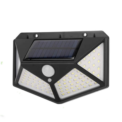100 LED Solar Wall Light Outdoor