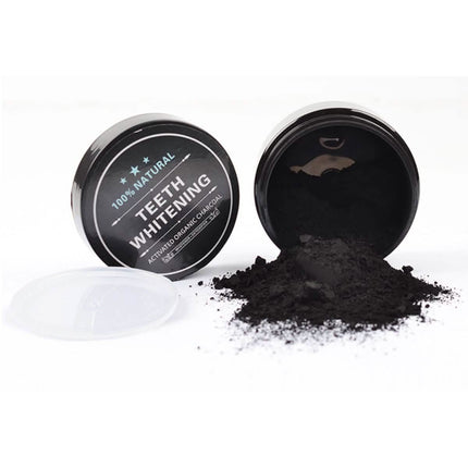100% Natural Charcoal Teeth Whitening Powder
