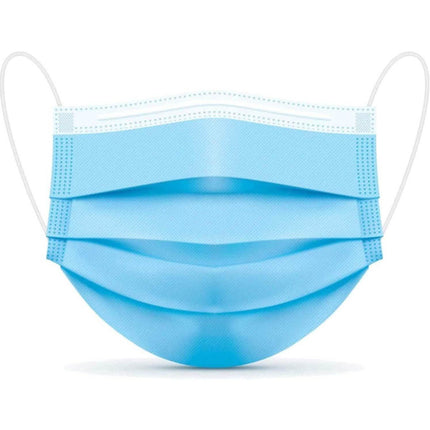 100-Pack: 3 Layer Disposable Protective Face Masks