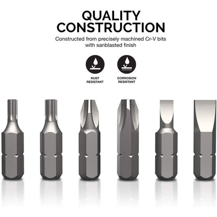 100-Piece: Neiko 10048A Premium Security Bit Set