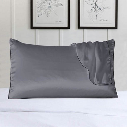100% Satin Pillow Cover With Trim