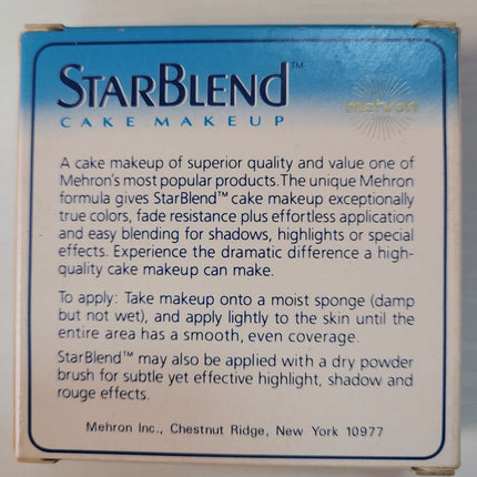 Dark Egyptian StarBlend Mehron Cake Makeup 2oz