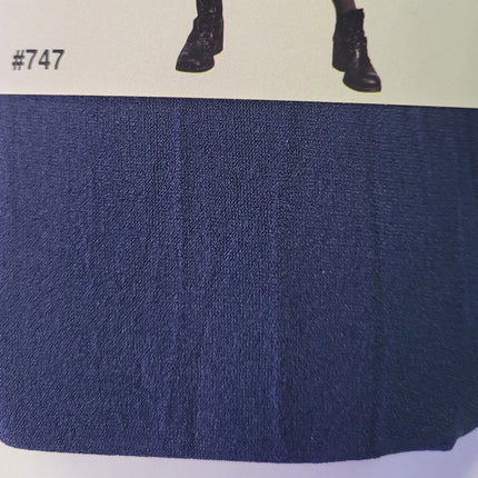 Opaque Navy Blue Tights Women's