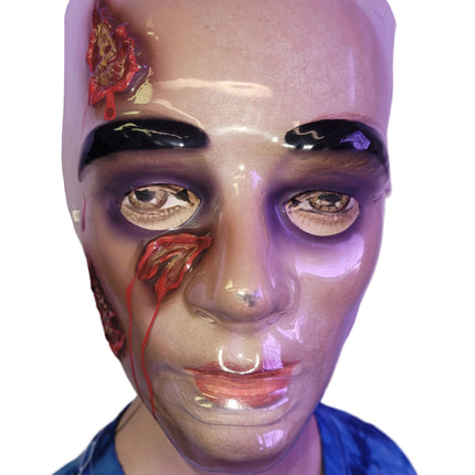 Plastic Wounded Face Bloody Masks