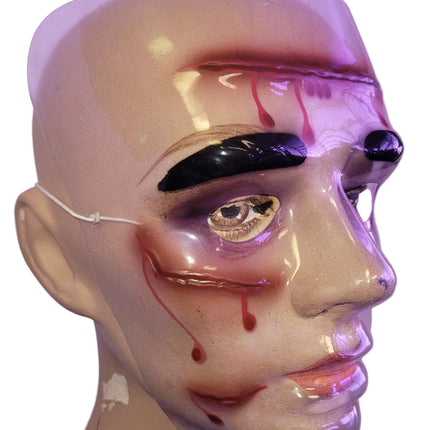 Plastic Wounded Face Bloody Masks
