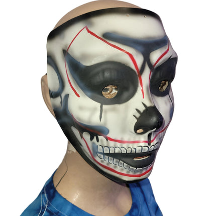 Vintage Fancy Faces Plastic Costume Masks