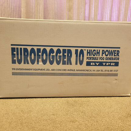 Eurofogger 10 High Power Portable Fog Generator Machine by TPR 120V