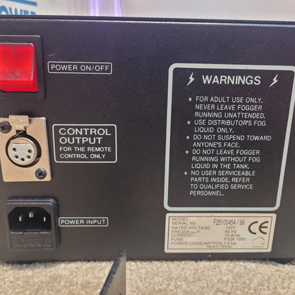 Eurofogger 10 High Power Portable Fog Generator Machine by TPR 120V