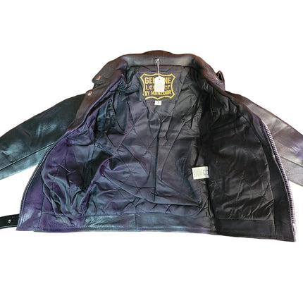 Genuine Leather Jacket Boys Small
