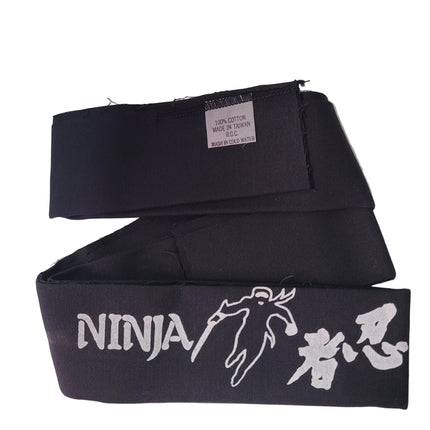 Black Ninja Head Band Tie-on