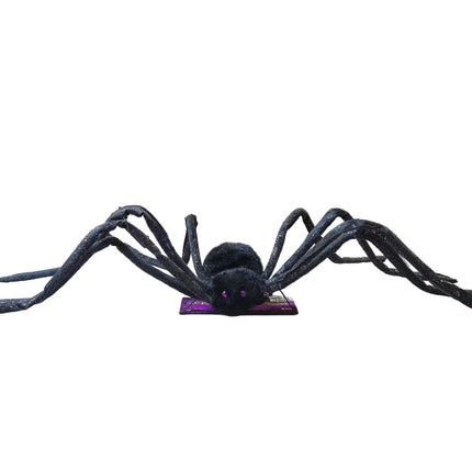 50" Posable Black Glitter Spider Halloween Prop