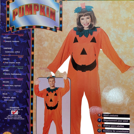 Pumpkin Jumpsuit Adult Standard Costume