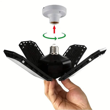 10000LM Super Bright 3 Leaf LED Garage Light Bulbs