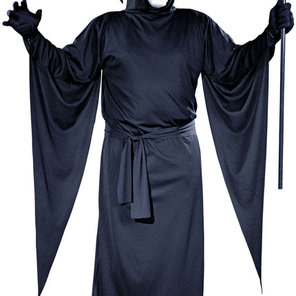 Grim Reaper Black Robe Plus Size Adult Costume XXL