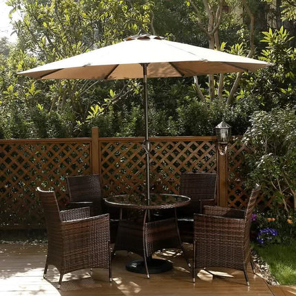 106.3-Inch Outdoor Patio Umbrella