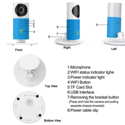 1080P HD IP Wireless Smart WiFi CCTV Camera Video Baby Monitor Camera