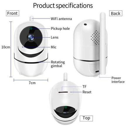1080P Intelligent Tracking Home Security Camera HD Wifi PTZ Camera
