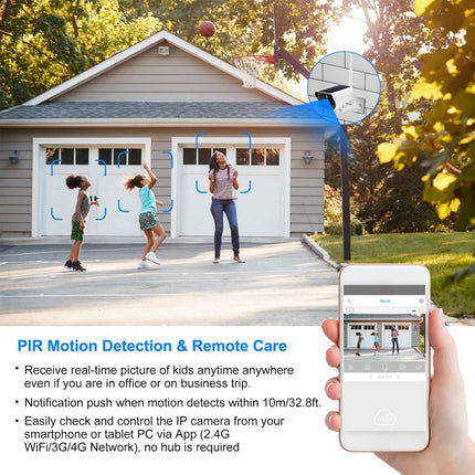 1080P Solar Powered Wifi IP Camera