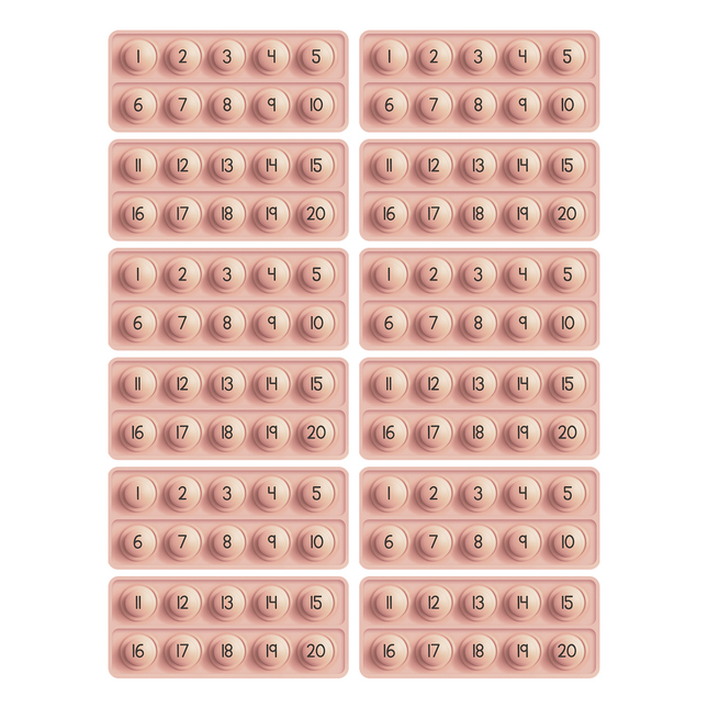 10 Frame Fidgets (Set of 12)