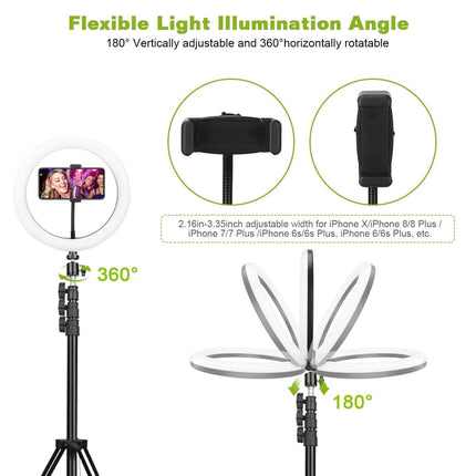 10in 120 LEDs Selfie Ring Light