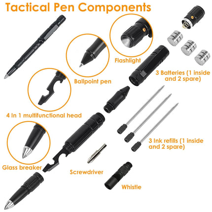 11-in-1 Tactical Pen Gear Set
