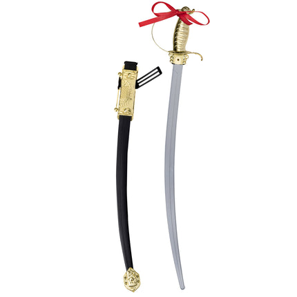 Kids Toy Sword Set with Sheaths – 27" Plastic Warrior Swords for Halloween & Dress-Up