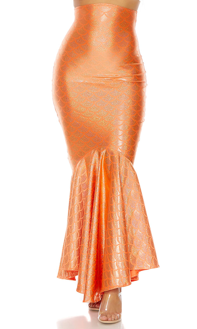 Neon Hologram Mermaid Skirt