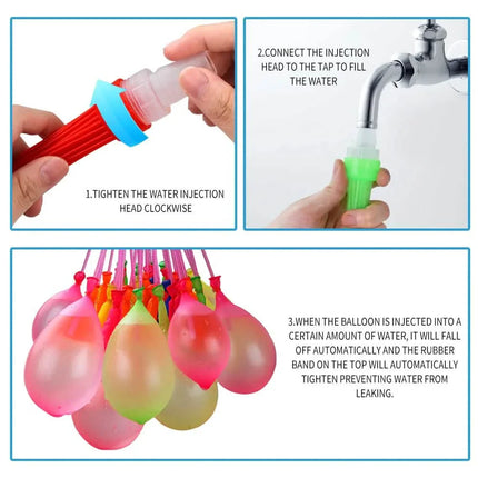 111-Pieces: Quick Filling Water Balloon Bombs