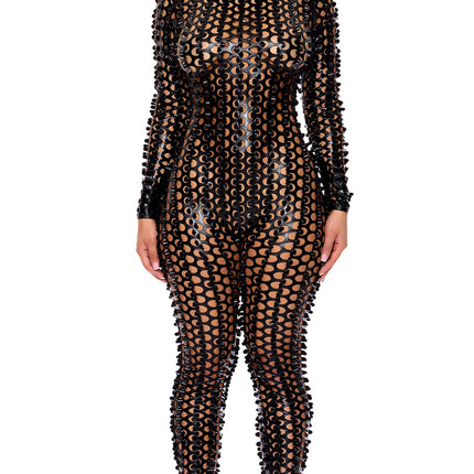 Lasercut Holes Jumpsuit