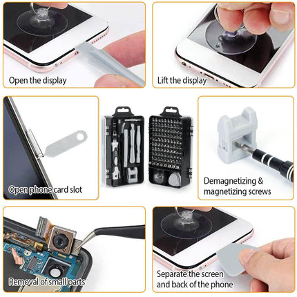 115-in-1 Magnetic Screwdriver Repair Tool Set
