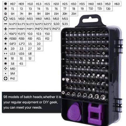 115-in-1 Mini Precision Screwdriver Set