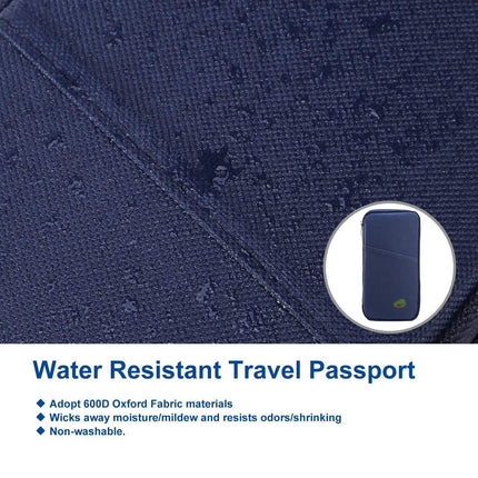 12 Pocket Travel Passport Wallet
