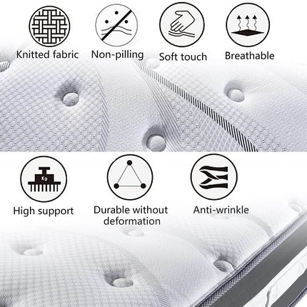 12" Hybrid Pocket Spring Mattress