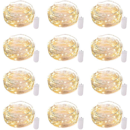 12-Pack: Led Fairy Lights Battery Operated String Lights