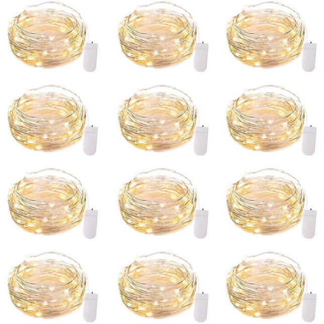 12-Pack: Led Fairy Lights Battery Operated String Lights