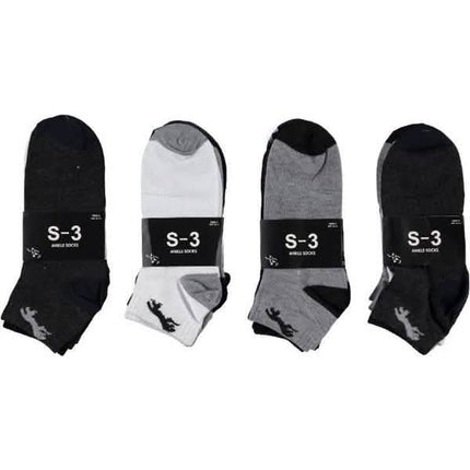 12-Pack: Men Low-Cut Soft Ankle Socks