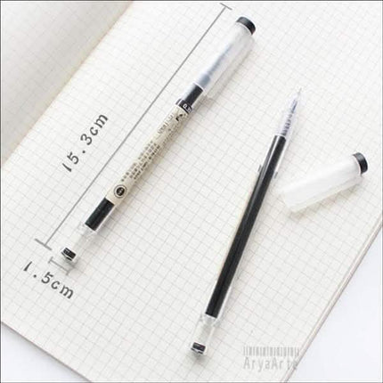 12-Piece Set: 0.35mm Water-based Pen Gel Pen