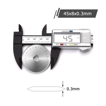 12-Piece Set: 45mm Rotary Cutter Blades