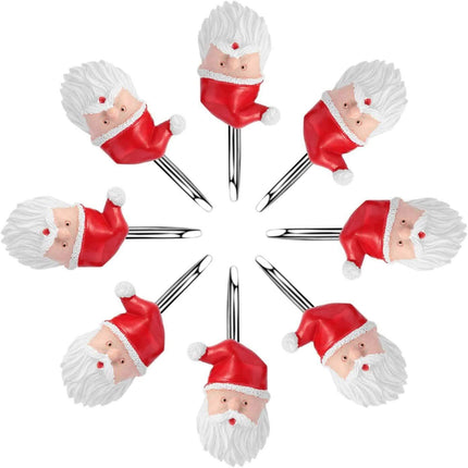 12-Pieces: Christmas Shower Curtain Anti-Rust Hooks